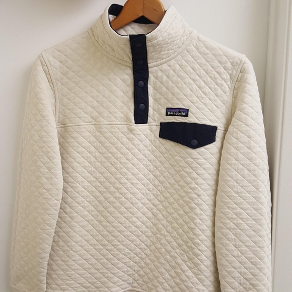 😍 Patagonia organic cotton quilted pullover size extra small. - Picture 2 of 4